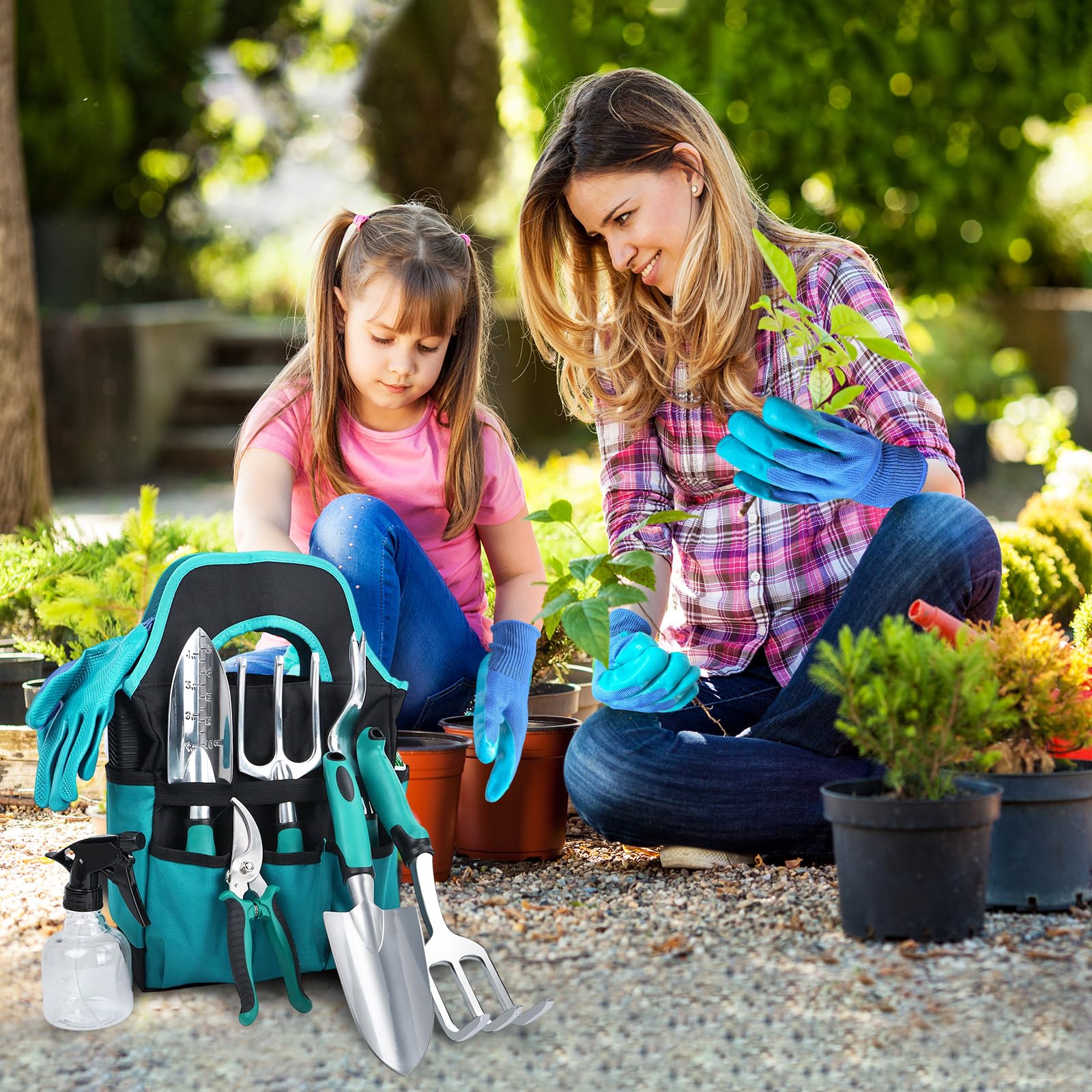 Attrezzi da giardino, 22 pezzi attrezzi da giardinaggio