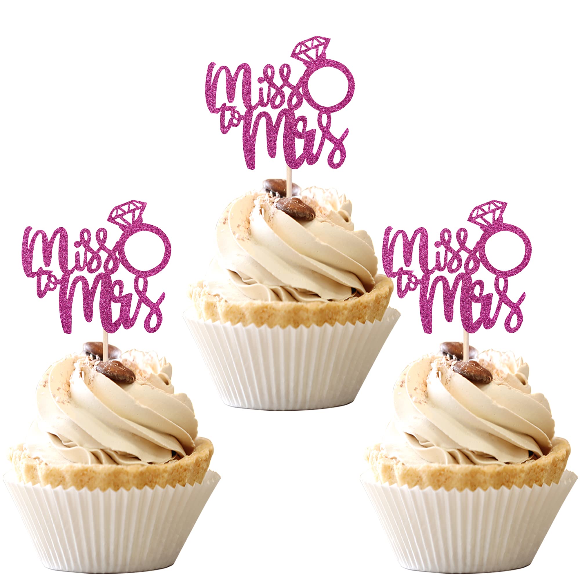 Engagement Party Cupcake Toppers
