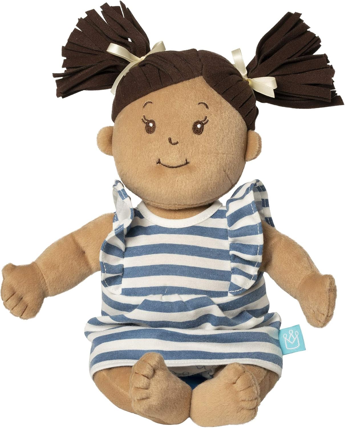 Manhattan Toy Baby Stella Beige with Brown Hair 15" Soft First Doll