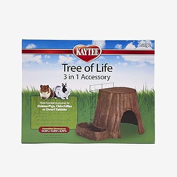 Kaytee Tree of Life 3-in-1 Pet Habitat Accessory, Large