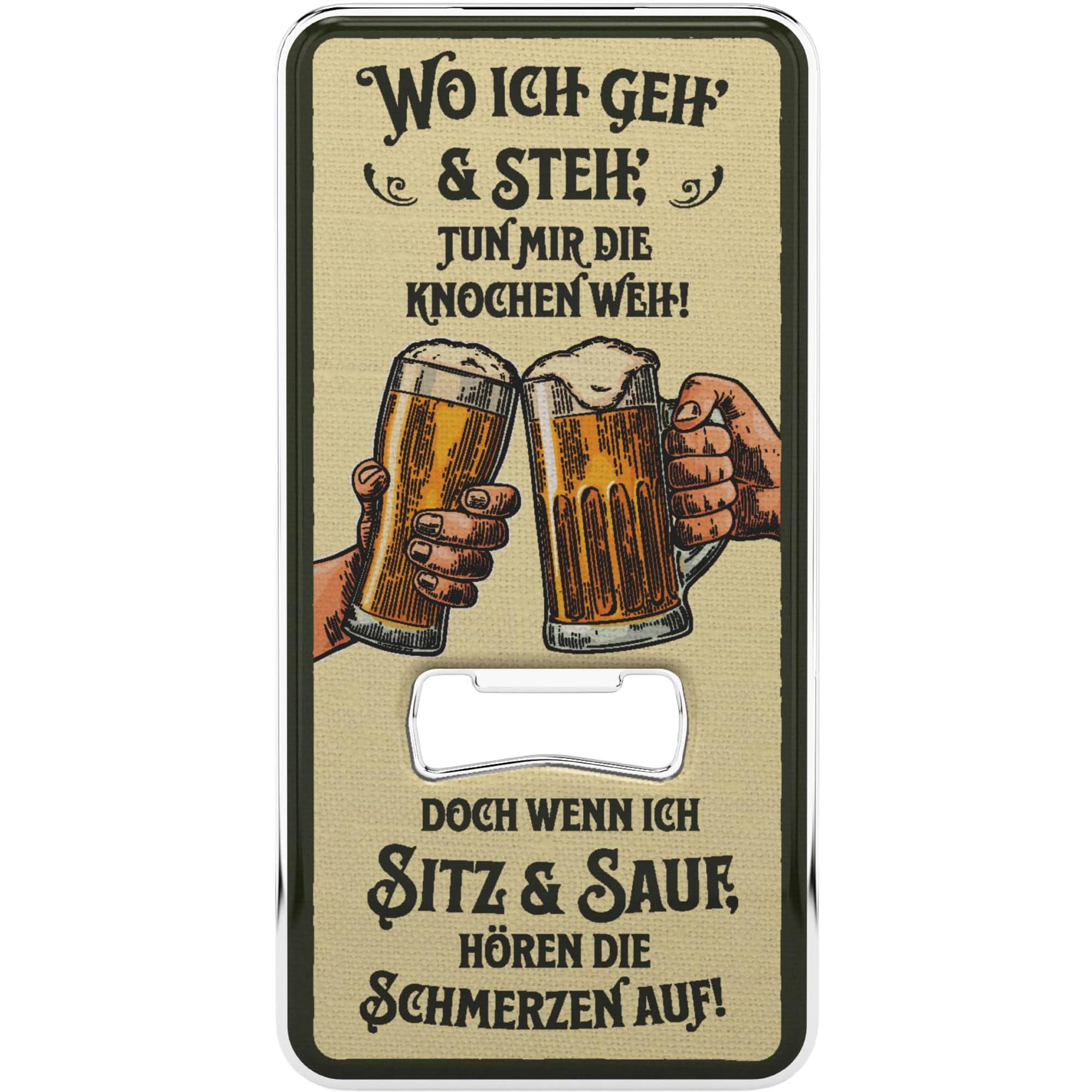LANOLU Flaschenöffner lustig für Männer, cooler Bieröffner lustig, Bier geschenke für Männer, Biertrinker Geschenk Küche, Haushalt & Wohnen