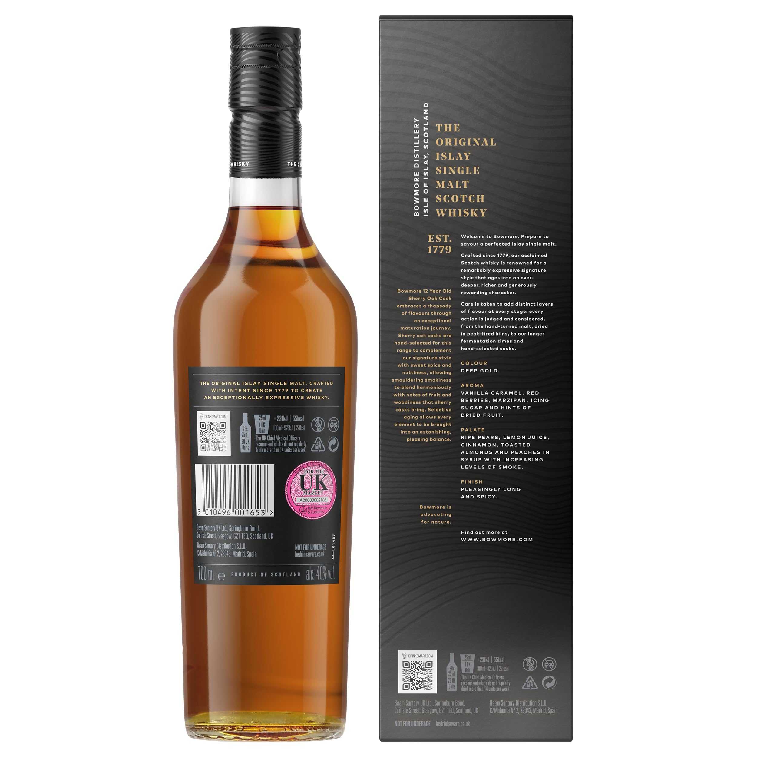 Amazon.co.jp: ボウモア シェリー 12年 [シングルモルト ウイスキー