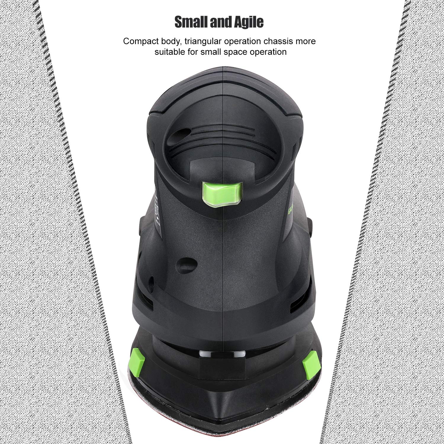 GALAX PRO Electric Orbital Sander,12000 OPM Detail Sander with 10