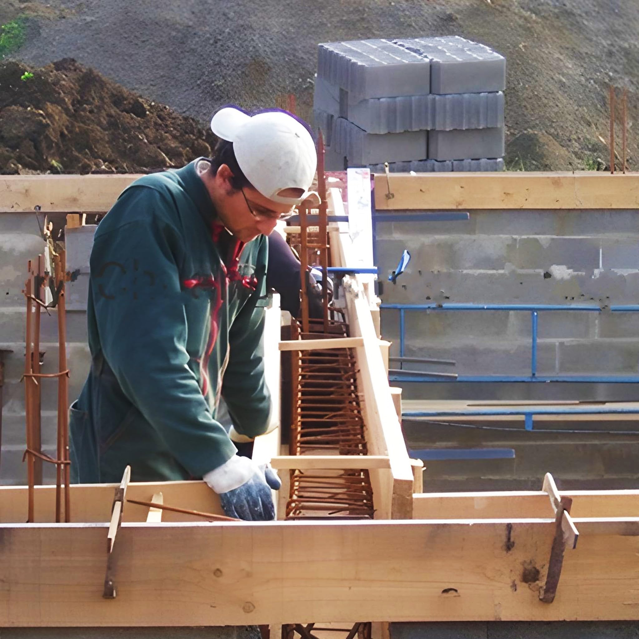 Bricoloco Barra de apriete para construcción - Herramientas para Encofrados y albañilería. Sargento de apriete para encofrar. (4, 2550 gramos (apertura 600 mm))