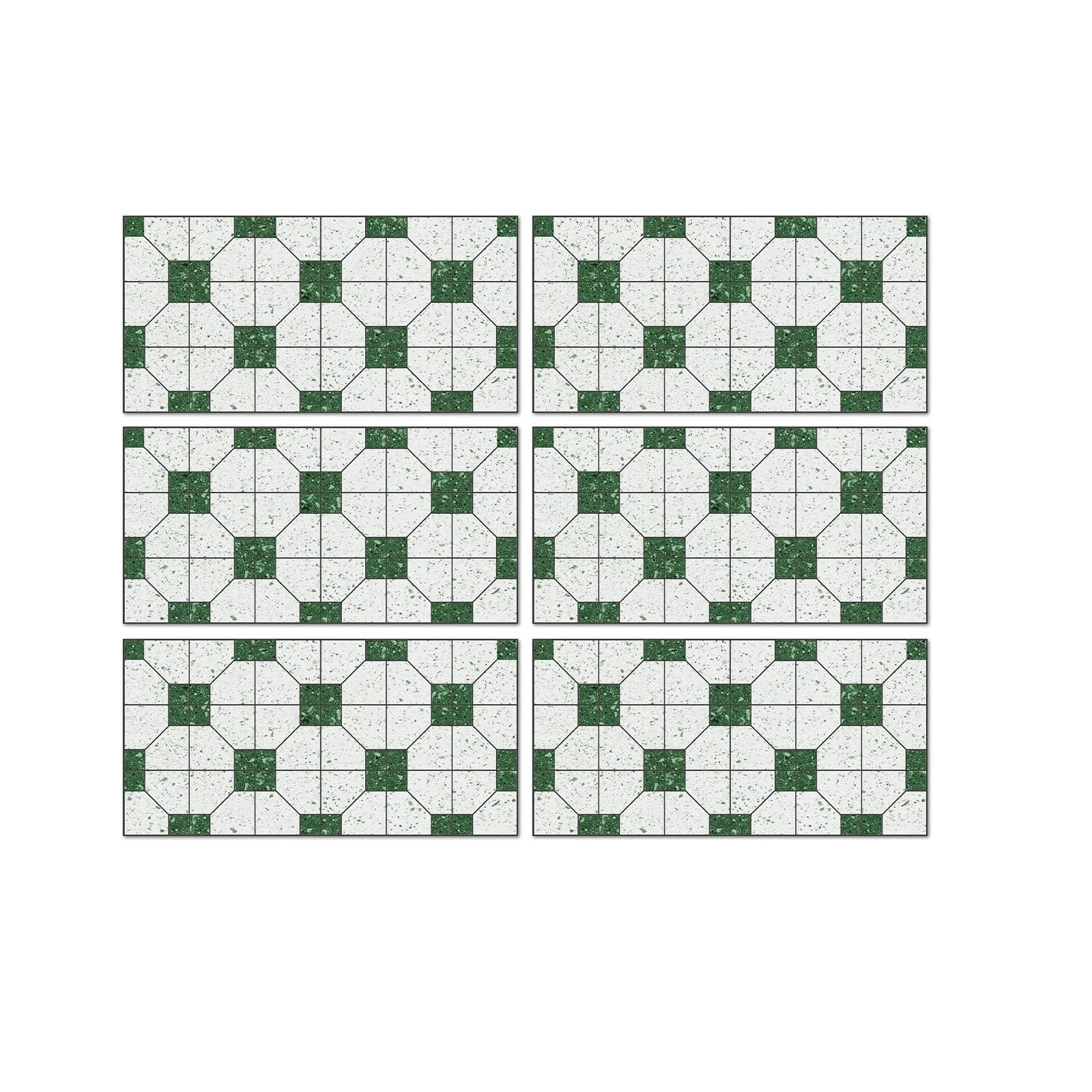 CYWDHFO Marble Tile Pvc Wall Stickers Kitchen Bedroom Wallpaper