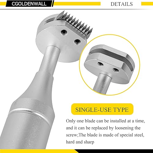 Miniatura 4 de CGOLDENWALL Probador de adhesión de escotilla cruzada Kit de probador de corte cruzado Multi-cuchillas con cuchillas de 0.039 in/0.079 in/0.118 in