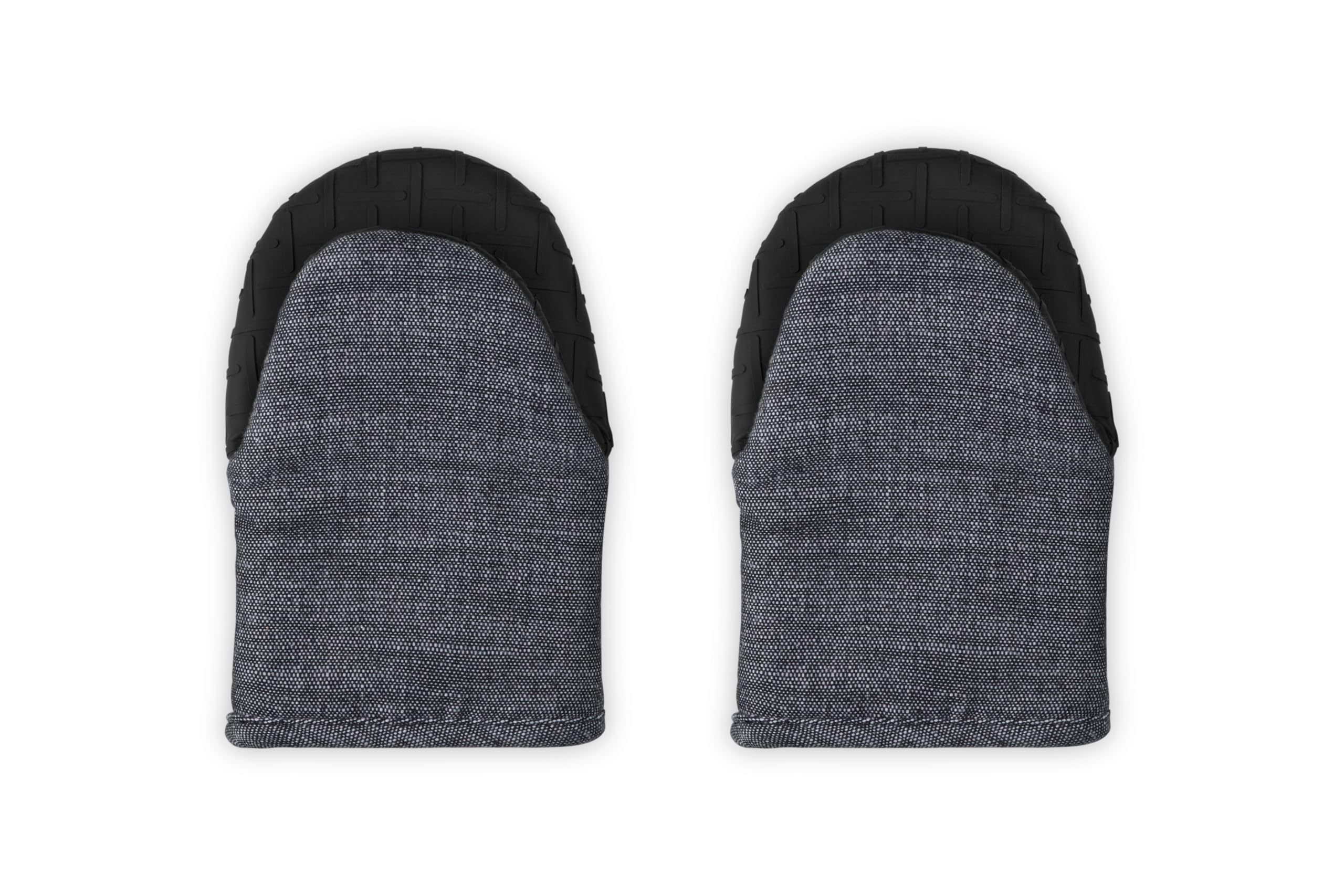 Le Creuset Set of 2 Mini Oven Mitts, 8", Noir