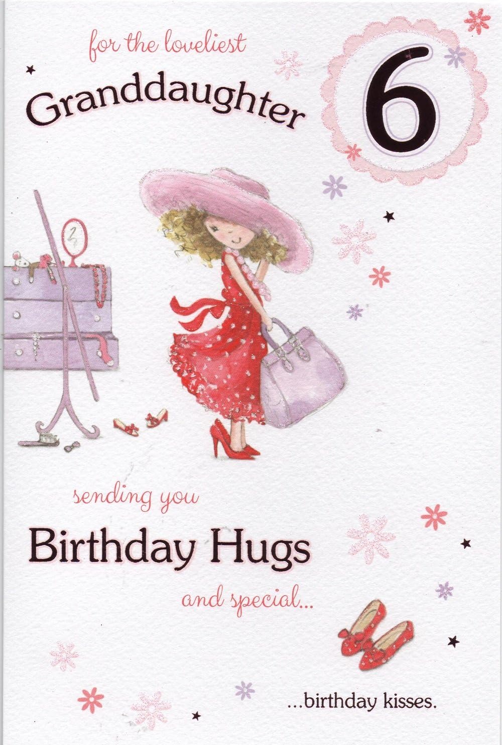 Granddaughter 6th birthday Card Amazon.co.uk Stationery & Office
