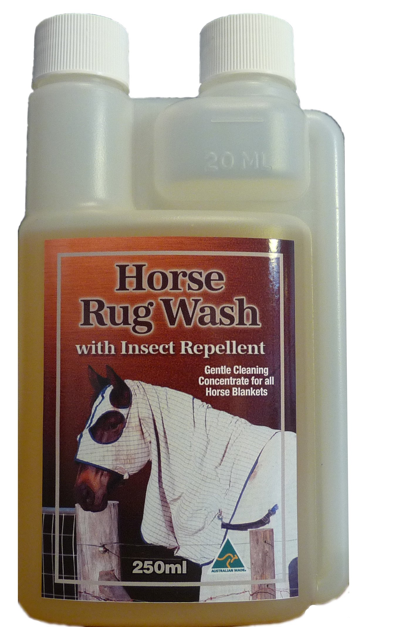Tantech Horse Rug Wash Australian Made with Insect Repellent for added protection against flies and insects. (250ml)