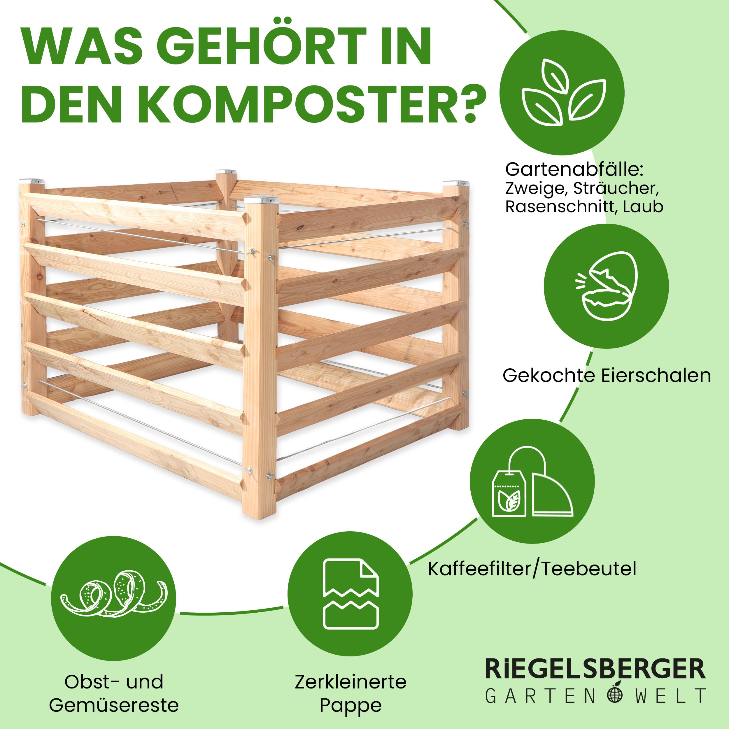 Komposter für den Garten | Thermokomposter, Holzkomposter & Schnellkomposter