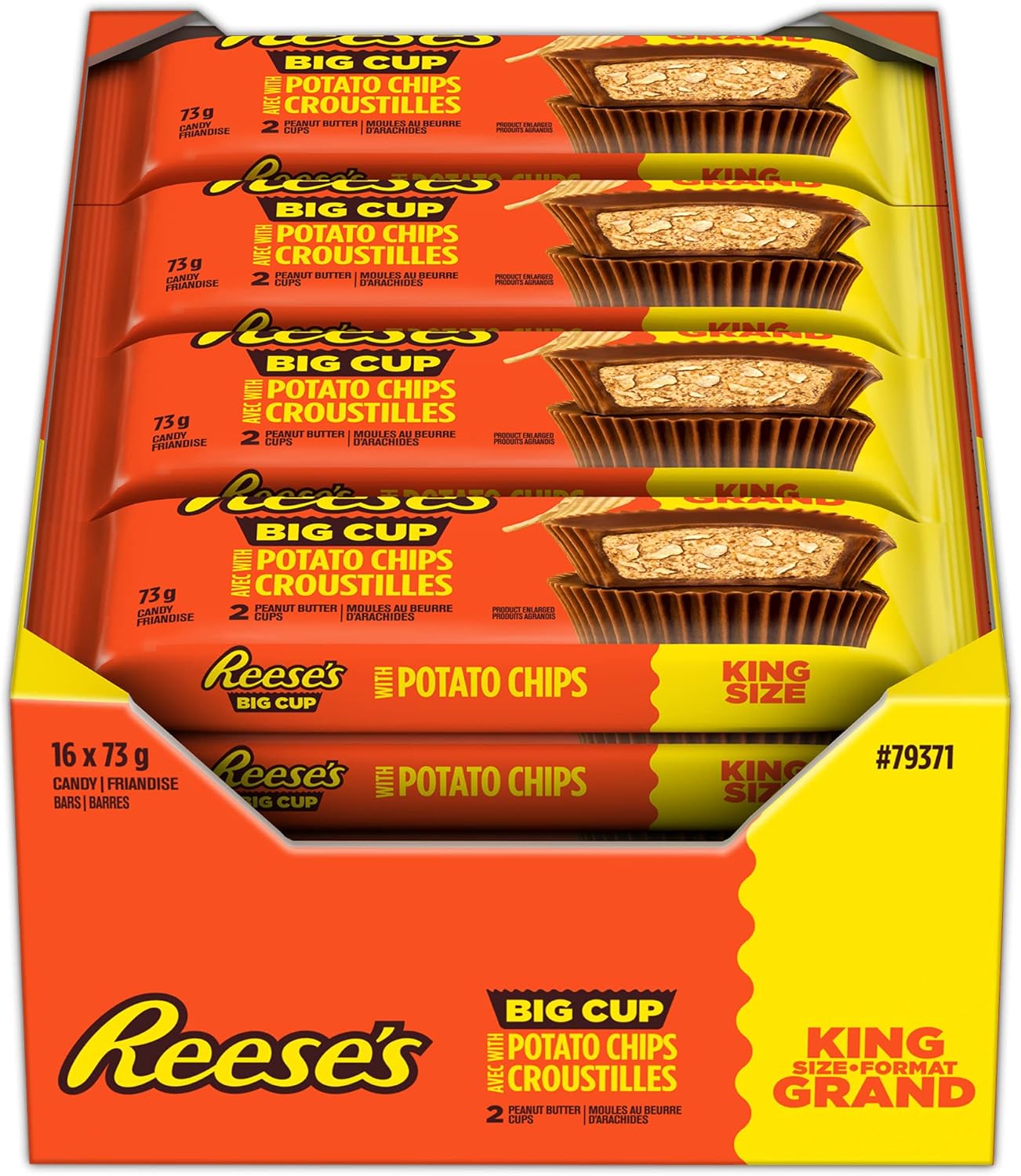 REESE'S Big Cup Stuffed with Potato Chips, Reese's Candy, Good for Kids