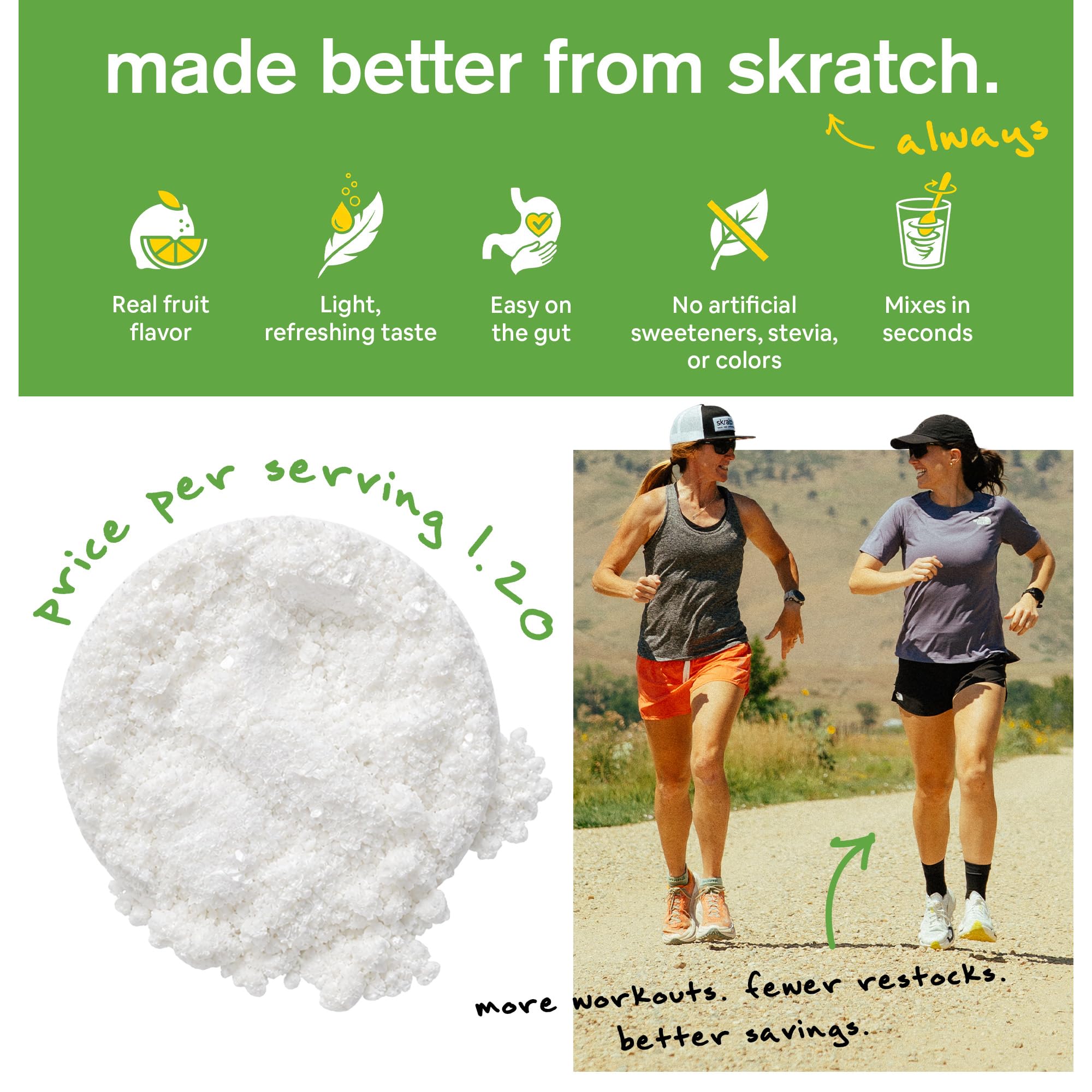 Skratch Labs Hydration Sports Drink Mix, Lemon Lime, 60 Servings — Amazon image 7