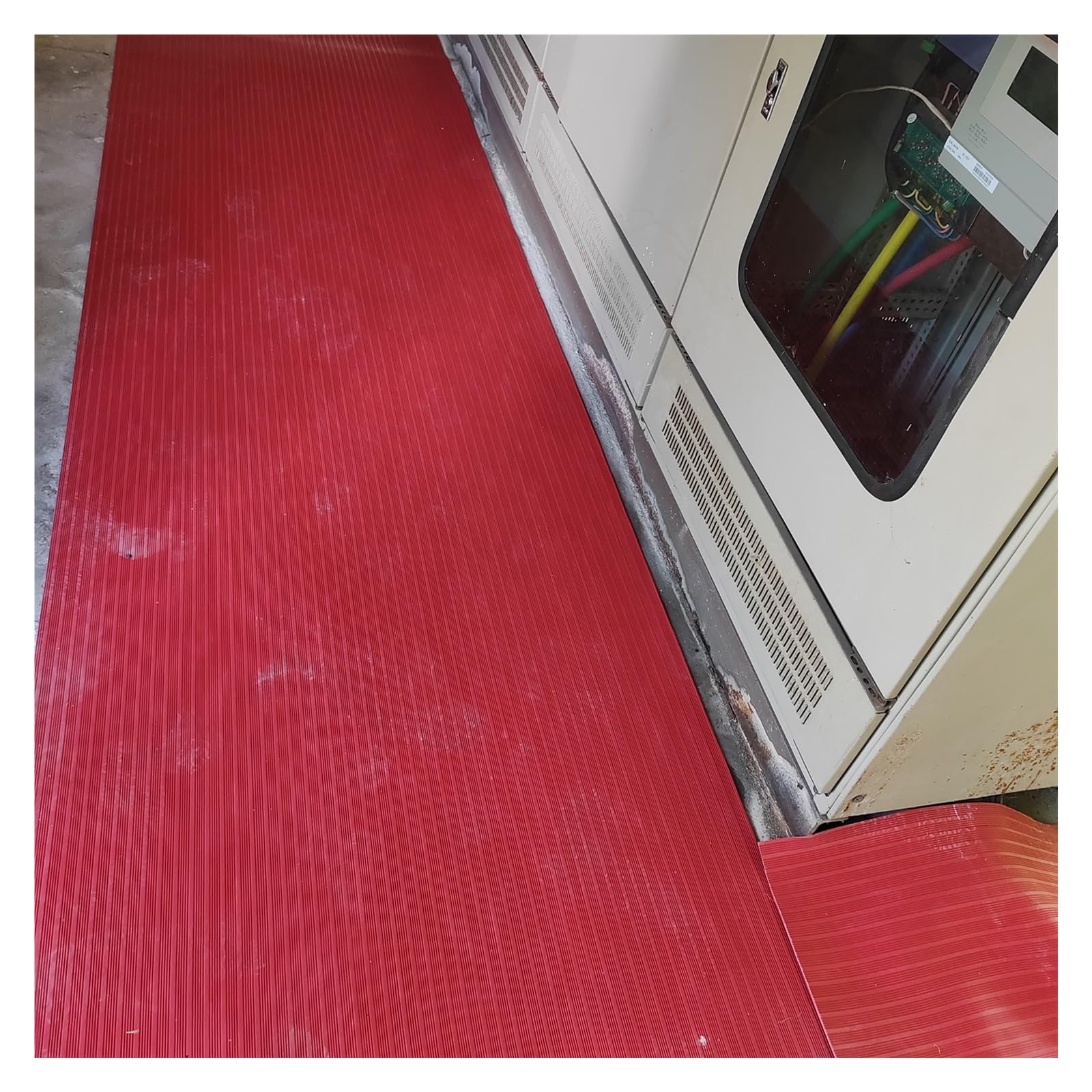 Cuttable Electrical Insulated Rubber Mat, Home Commercial High Voltage Large Insulating Floor Mats 32 28 24 20 16 12 8 4 Ft Long, Distribution Room Electrician Safety Matting(LxWxT 19' x 3 1/5' x 1/4