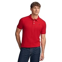Polo Club Polo Manica Corta Uomo Rosso Regular Fit Maglietta 100% Cotone