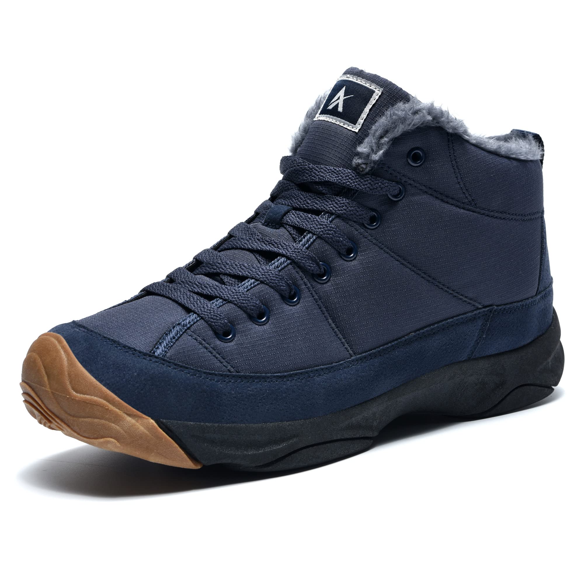 Azooken Scarpe da Trekking Stivali da Escursionismo in Pelle Impermeabile per Invernali Uomo Outdoor Cinque colori Uomo Donna 36-48