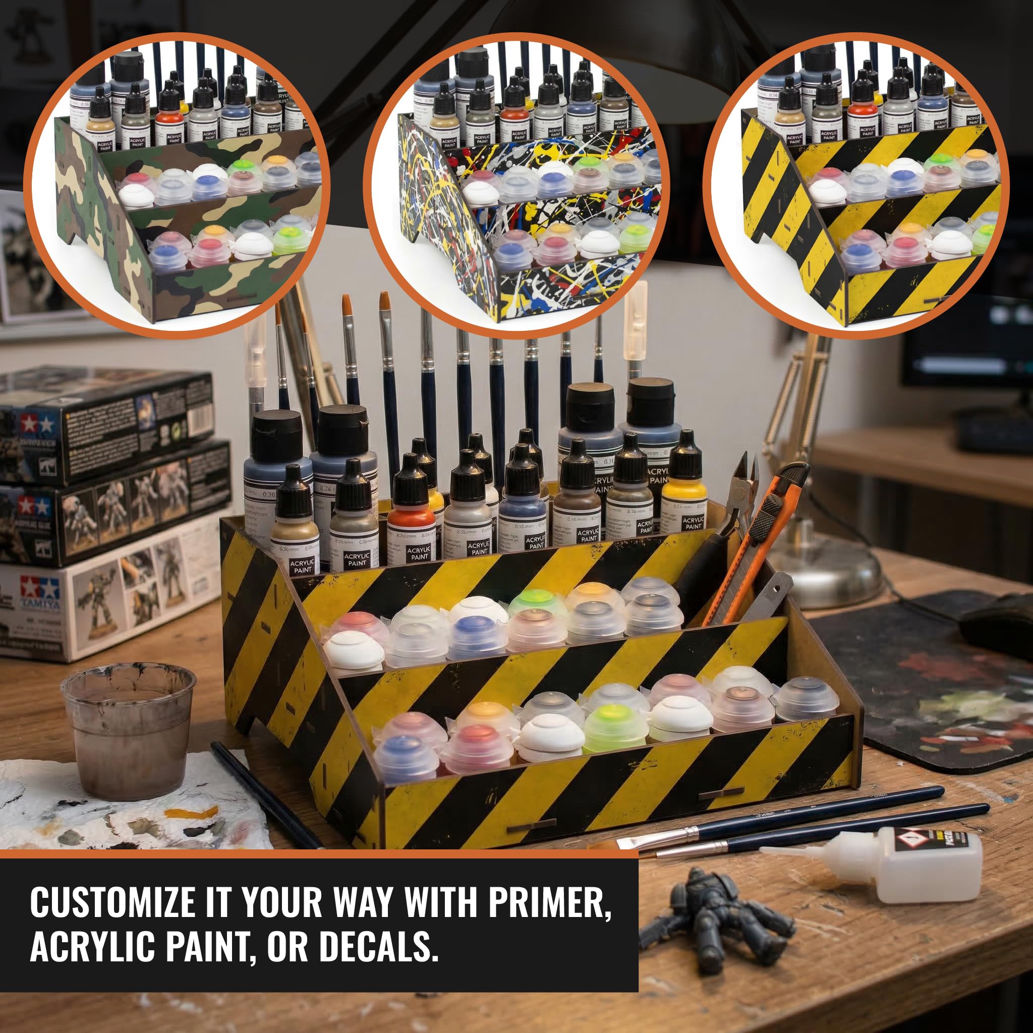 Modeling Paint Rack Snapklik.com : PROSCALE Universal Paint Organizer Rack For Miniatures ...