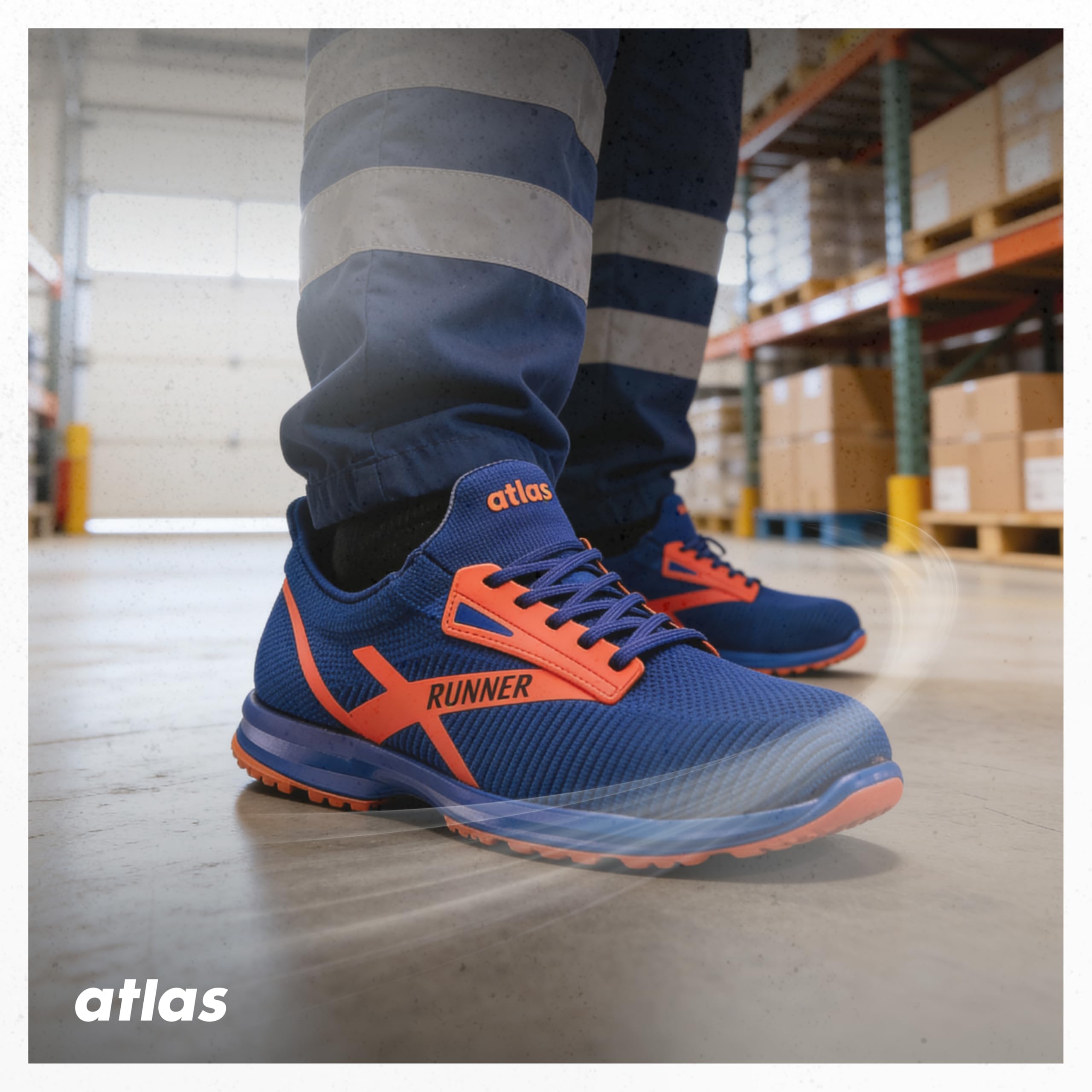ATLAS - the shoe company Buty ochronne Runner 45 S1P ESD EN ISO 20345 SRC