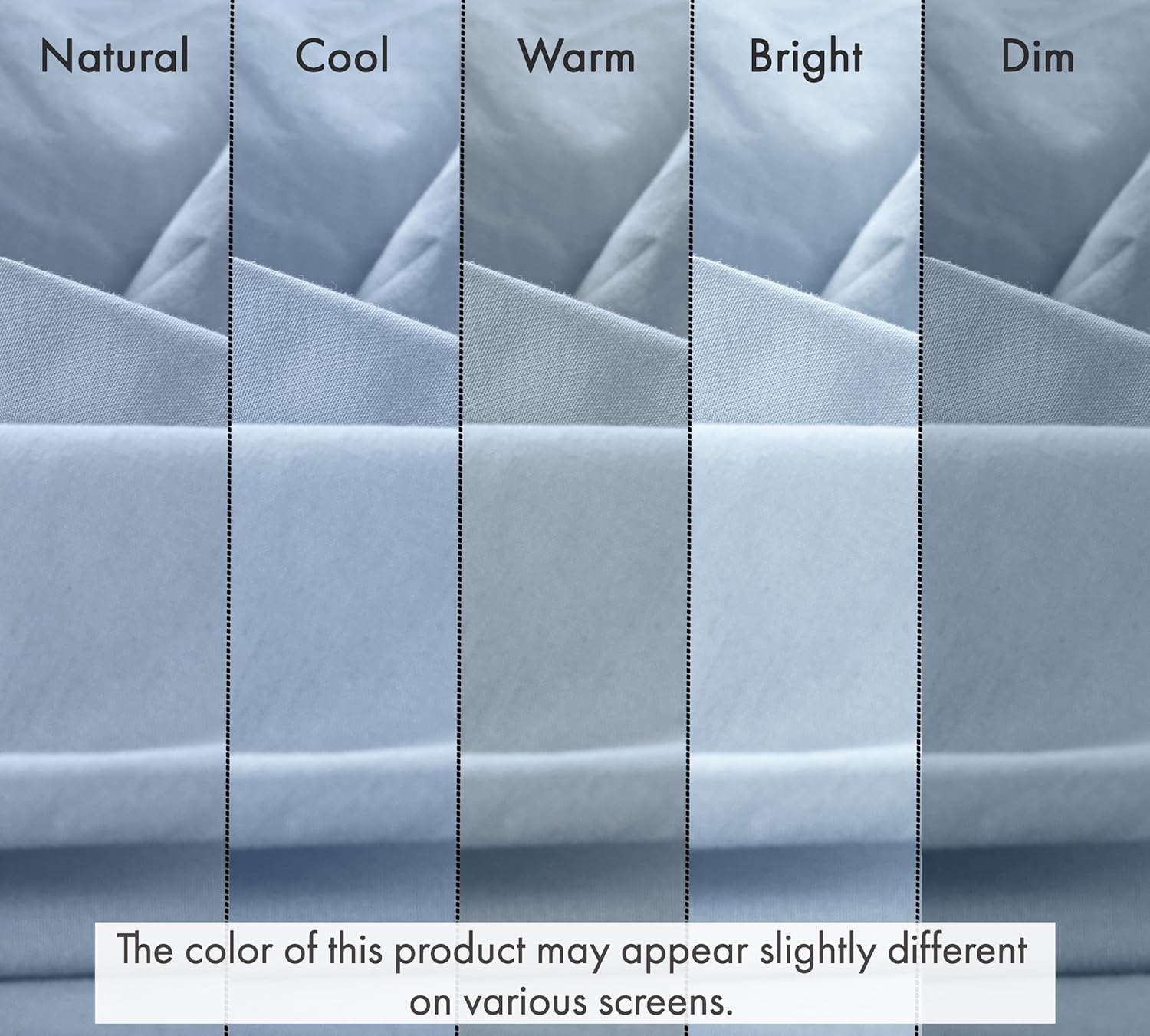 RUVANTI 100% Cotton Sheets – Soft Peached Percale, Lightweight & Breathable Cooling Comfort for Summer, 14″ Deep Pocket Twin Sheet Set, 3-Piece, Smoky Blue