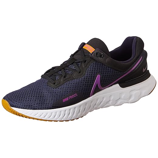 Nike React Milers 3 Men's Running Shoes, Blackened Blue/Vivid Purple, 11 M US