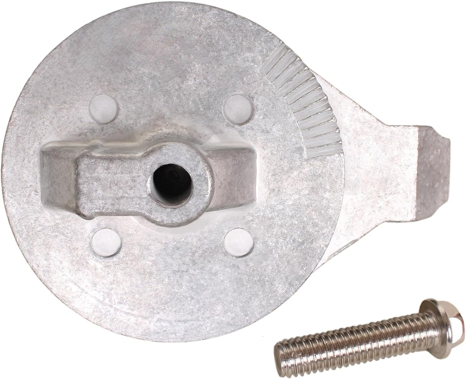 SouthMarine Boat Motor 822777Q1 97-822777T1 822777 Trim Tab Anode with Bolt for Mercury Mercruiser Force 35HP-300HP Outboard Engine, Zinc Alloy, fit Sierra 18-6014, for MerCruiser Stern Drives