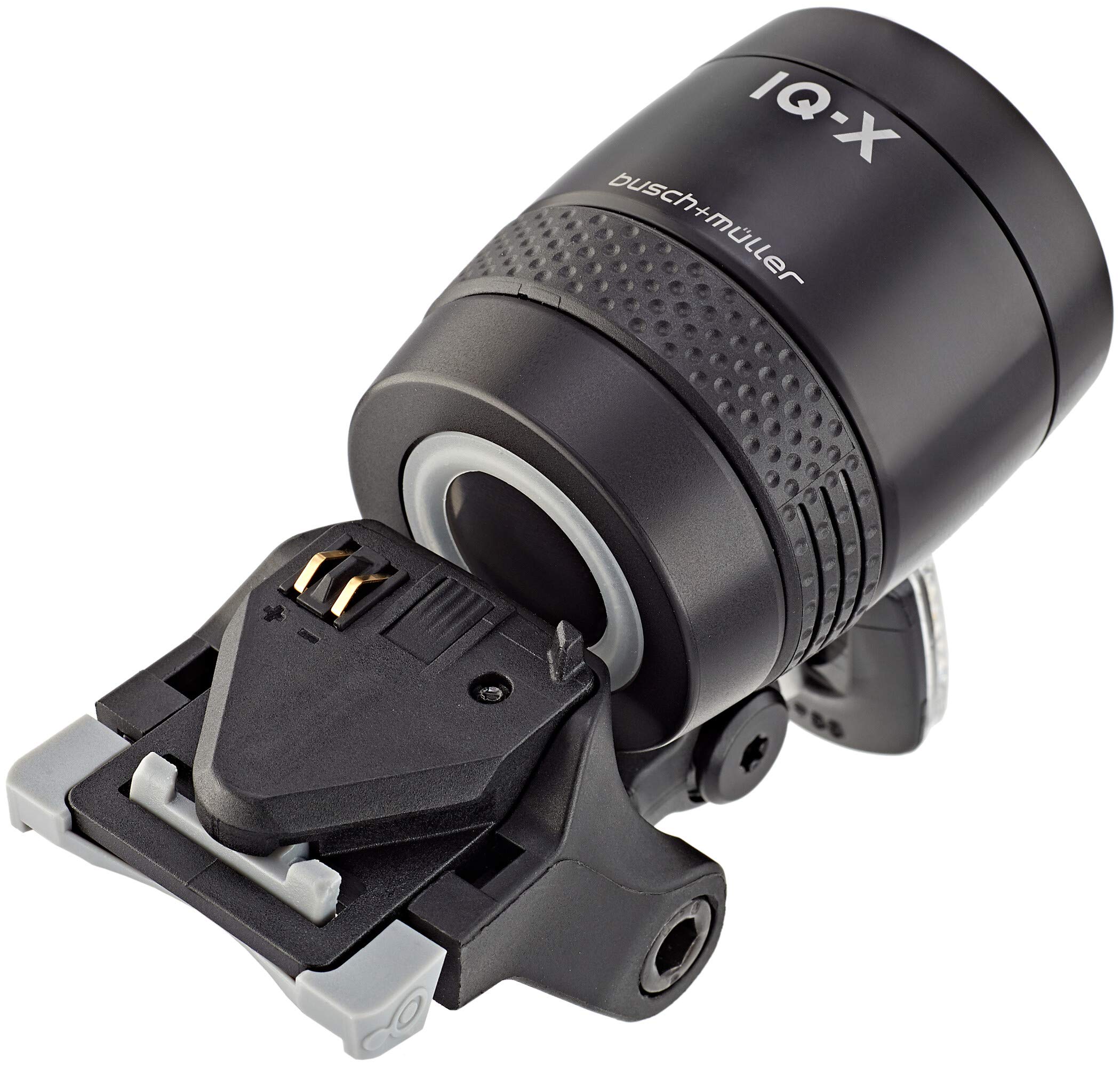 MonkeyLink Lumotec IQ-X E ML Connect 150 Lux Frontlicht für E-Bikes (Tageslichtsensor, Magnet-Halterungssystem, spritzwassergeschützt, robust und langlebig)