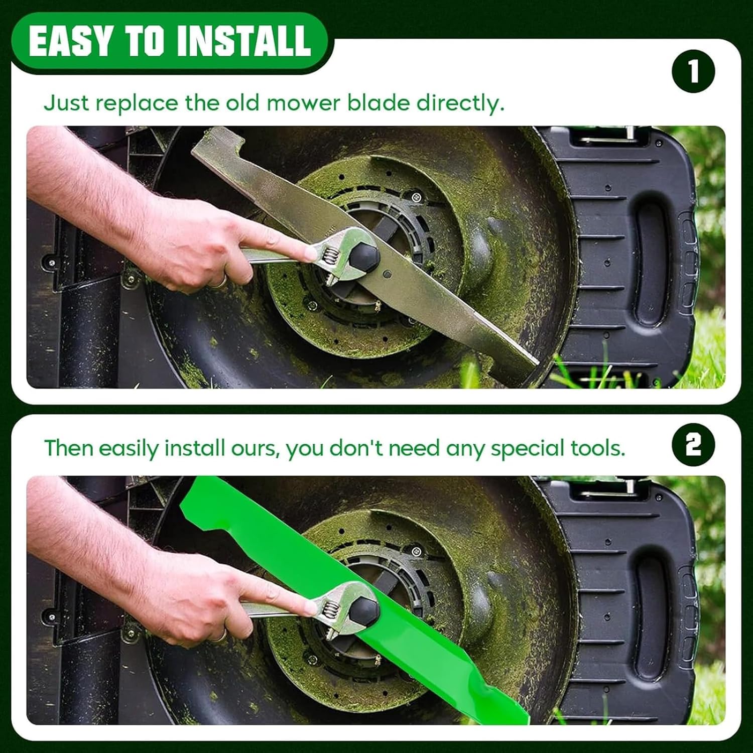 Youxmoto 芝刈り機ブレード Lesco 050403、Bunton PL7329、Dixie Chopper LT2000