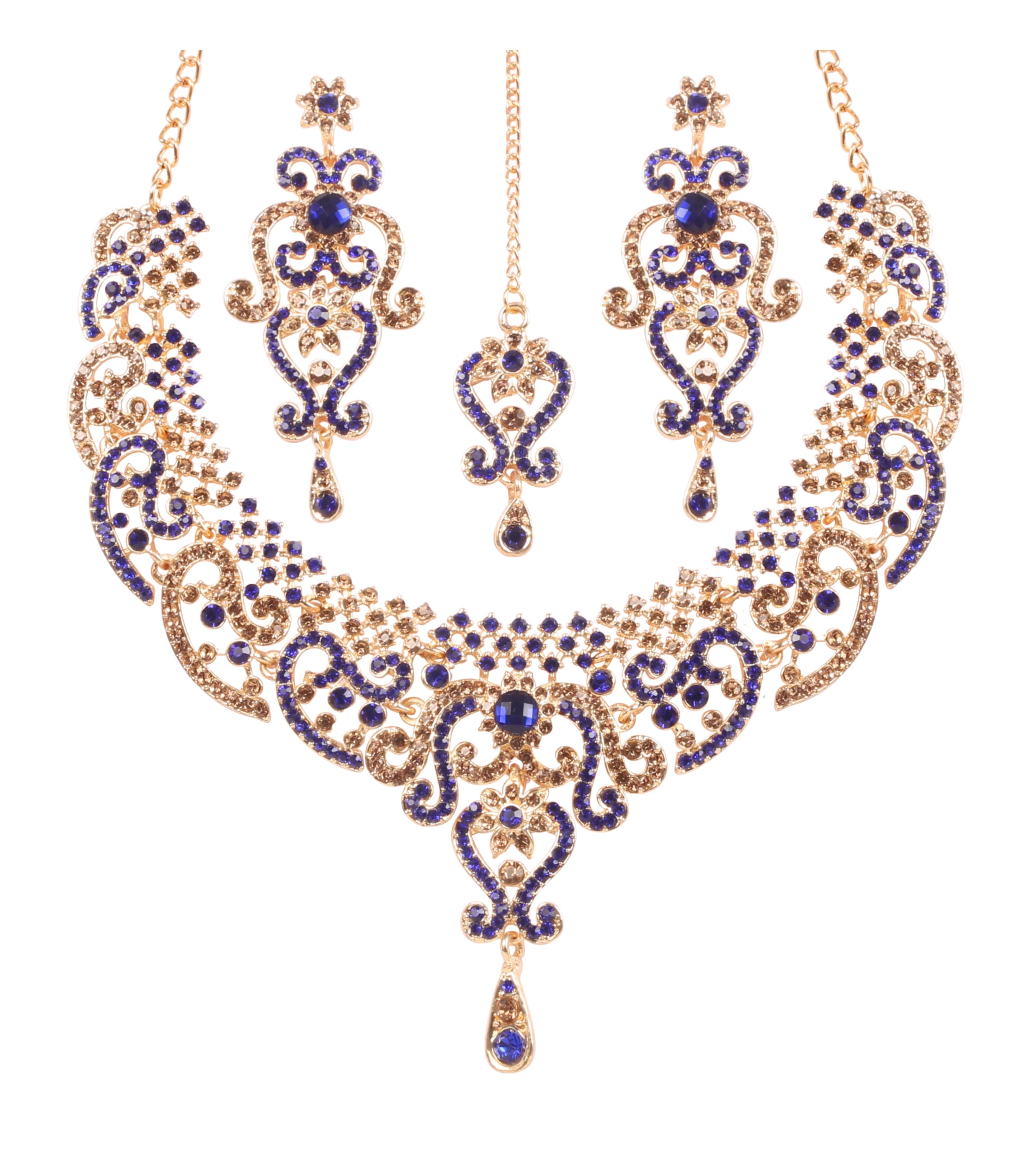 Touchstone Indian Bollywood Enchanting sleek Bracelet Hand Crafted Rhinestone Crystal in Gold or Silver Tone for Women.