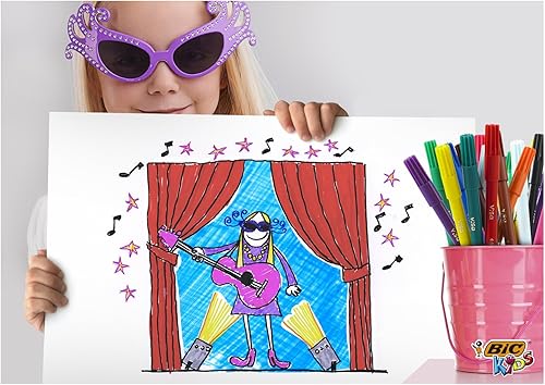 Miniatura 3 de BIC Kids VisaRotuladores color negro caja de 24