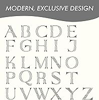 Vista 4 de Paquete de 50 servilletas con monograma con bolsillo para cubiertos, servilletas desechables de 16 x 16 pulgadas con letra M de papel de aluminio