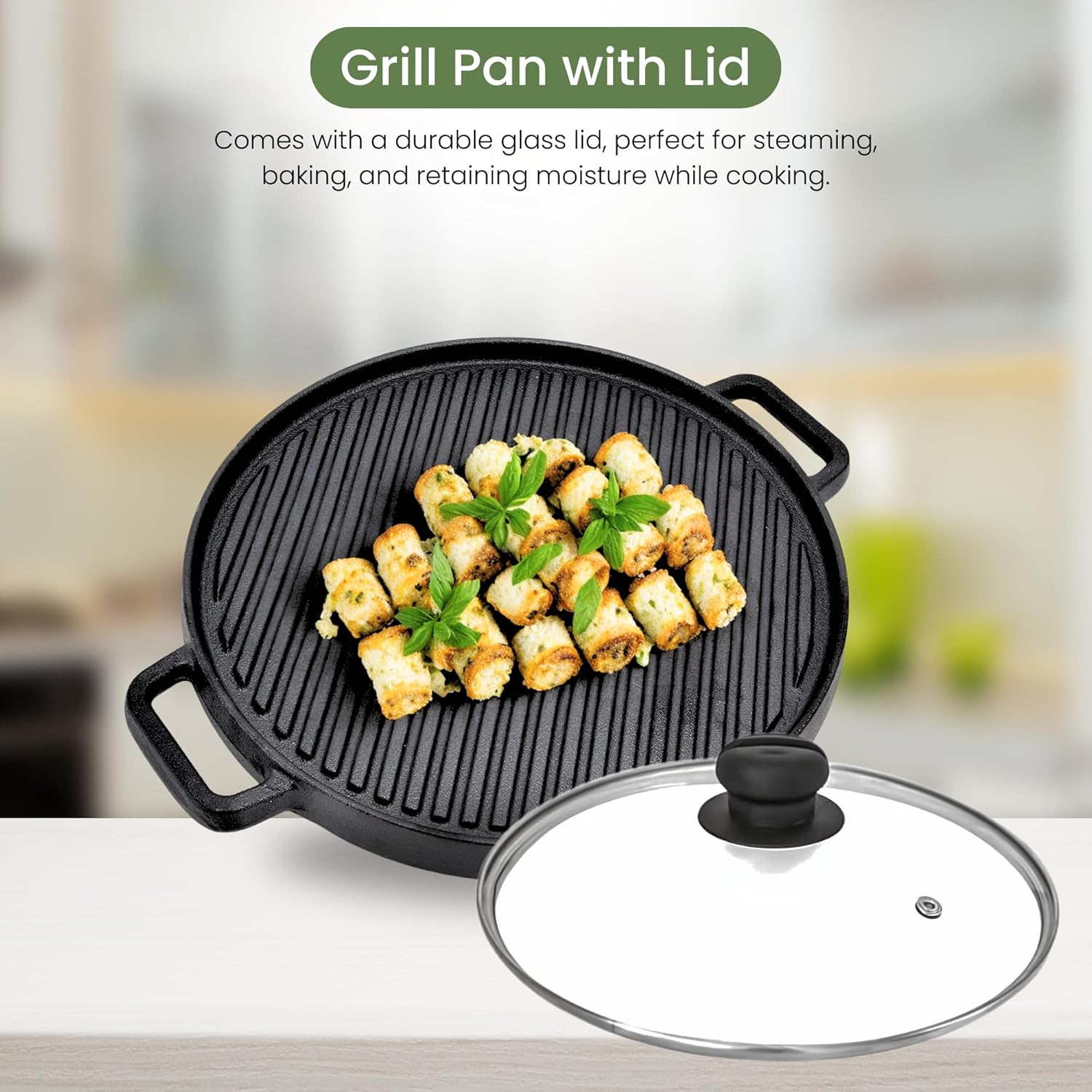 Ideal for Dosa, BBQ, Mushrooms, Fish