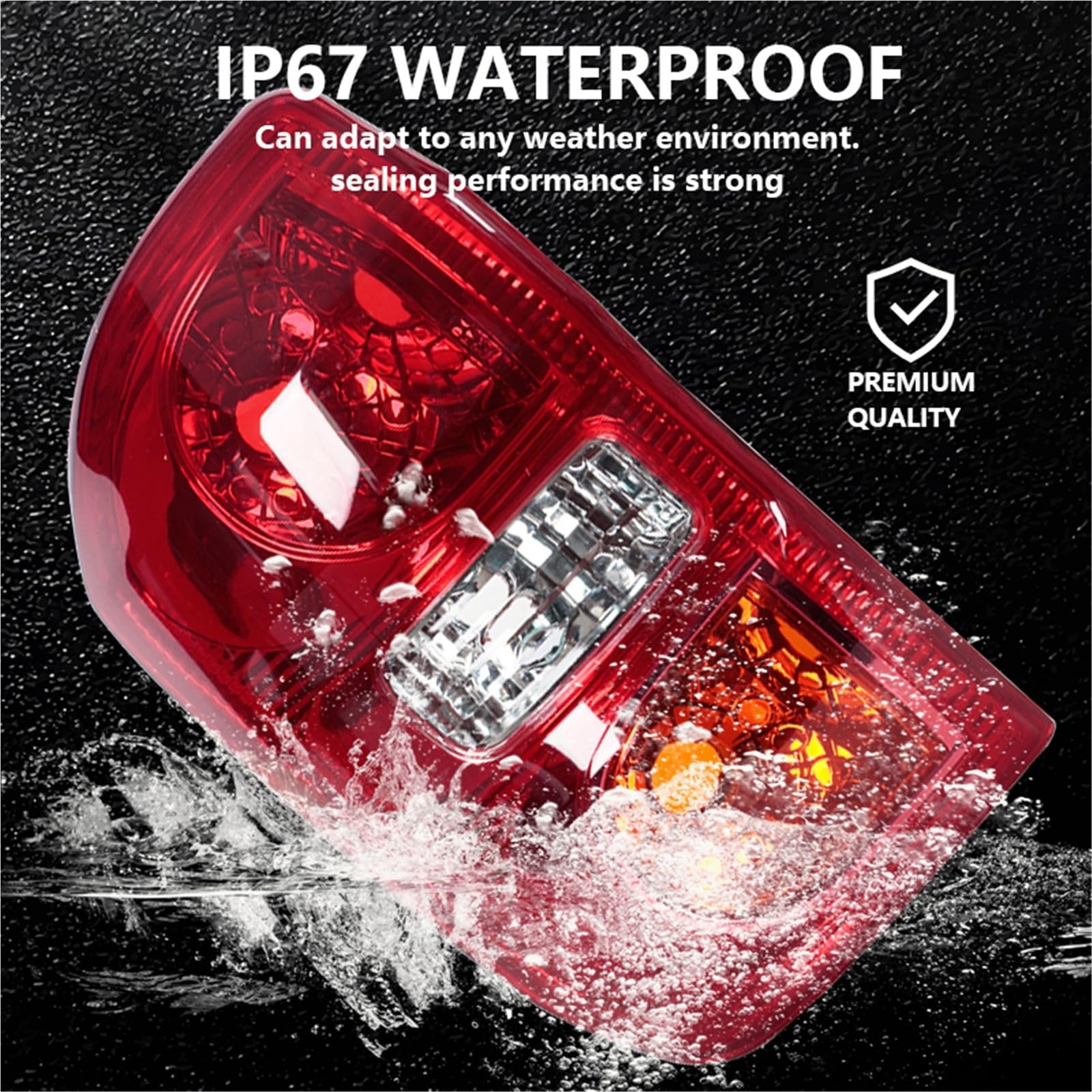 Lampa tylna zespolona Osłona tylnego światła Osłona tylnego światła stopu Bez żarówek Akcesoria samochodowe do Toyota RAV4 2004 2005(Only Right)