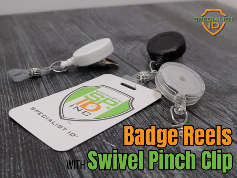 Amazon.com : Bulk 25 Pack - Black Retractable Badge Reels with