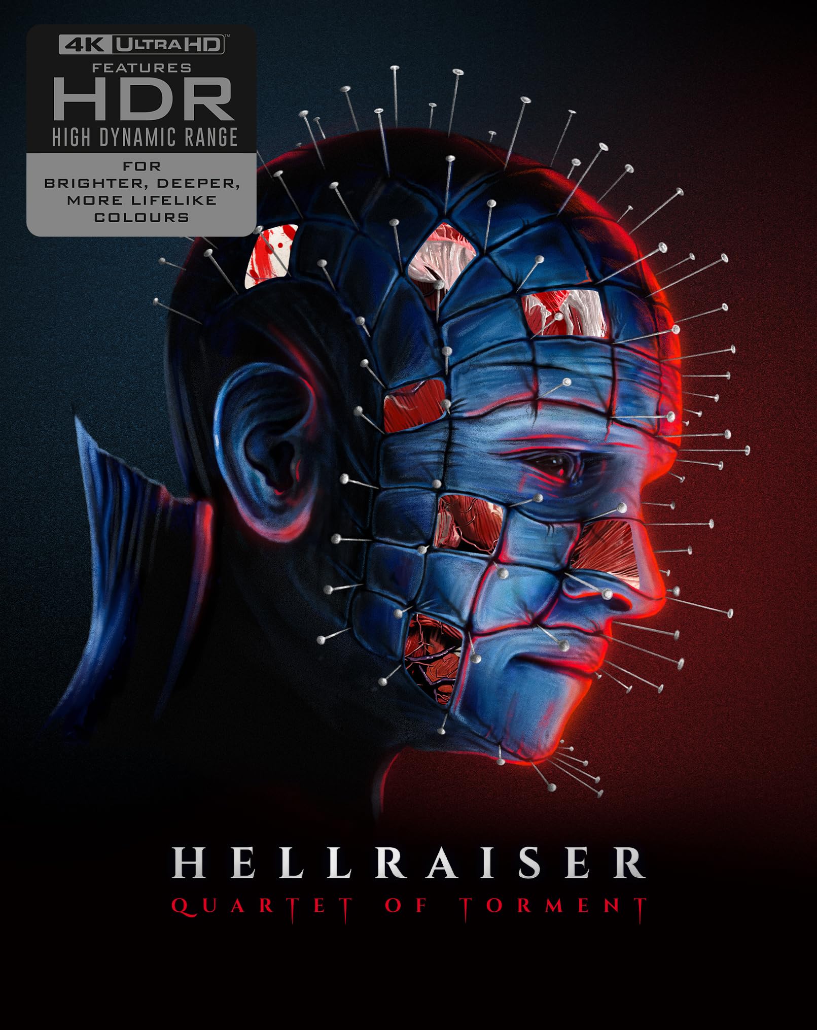 Hellraiser: Quartet Of Torment - Custodia Pinhead (edizione limitata a 4 dischi) [4K Ultra HD] [4K UHD]