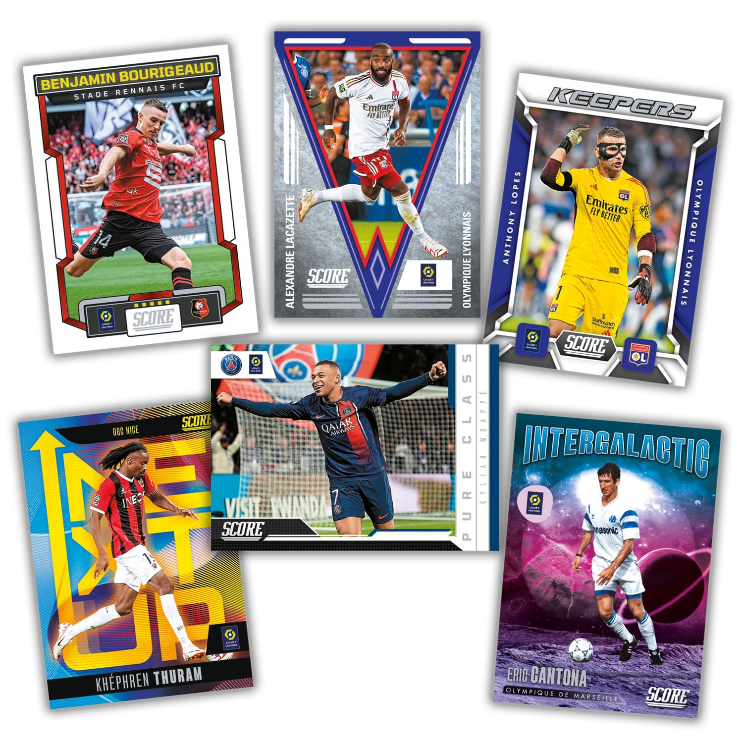Panini SC Score Trading Cards Ligue 1 2023-2024 Pudełko 12 opakowań tłuszczu, 201630BOX12FP, karton