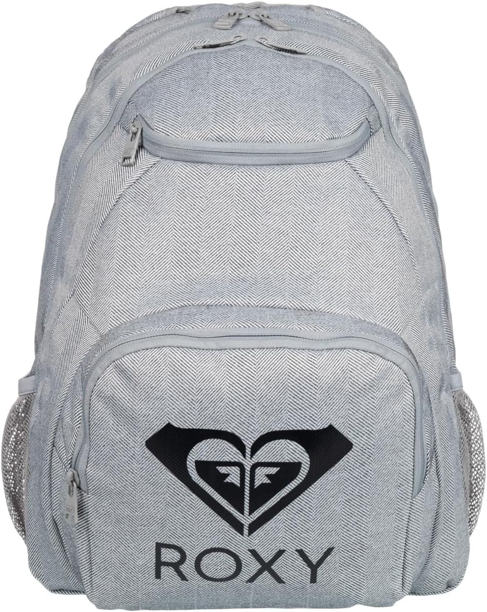 Roxy Women's Shadow SWELL Solid Logo Backpack, Heritage Heather, Dimensions: 18"" (H) x 13"" (W) x 6"" (D) / 45.5 (H) x 33 (W) x 14 (D), Volume: 24 L