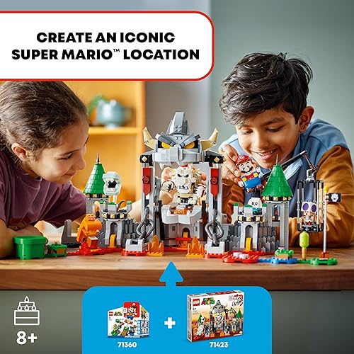 Miniatura 2 de LEGO Super Mario Dry Bowser Castle Battle - Juego de expansión 71423, juego para construir con 5 figuras de Super Mario, juego coleccionable para