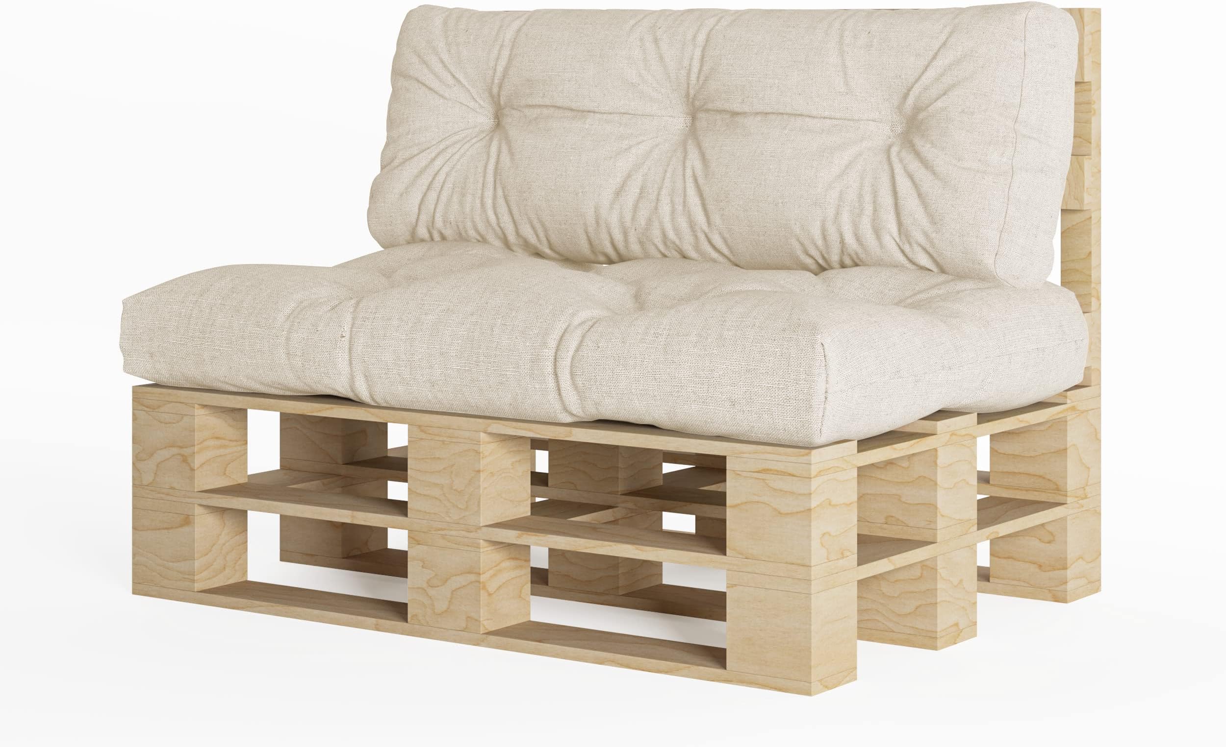 Canapé palette Euro Palettes sofa fauteuil - Made in Italy - Bois non