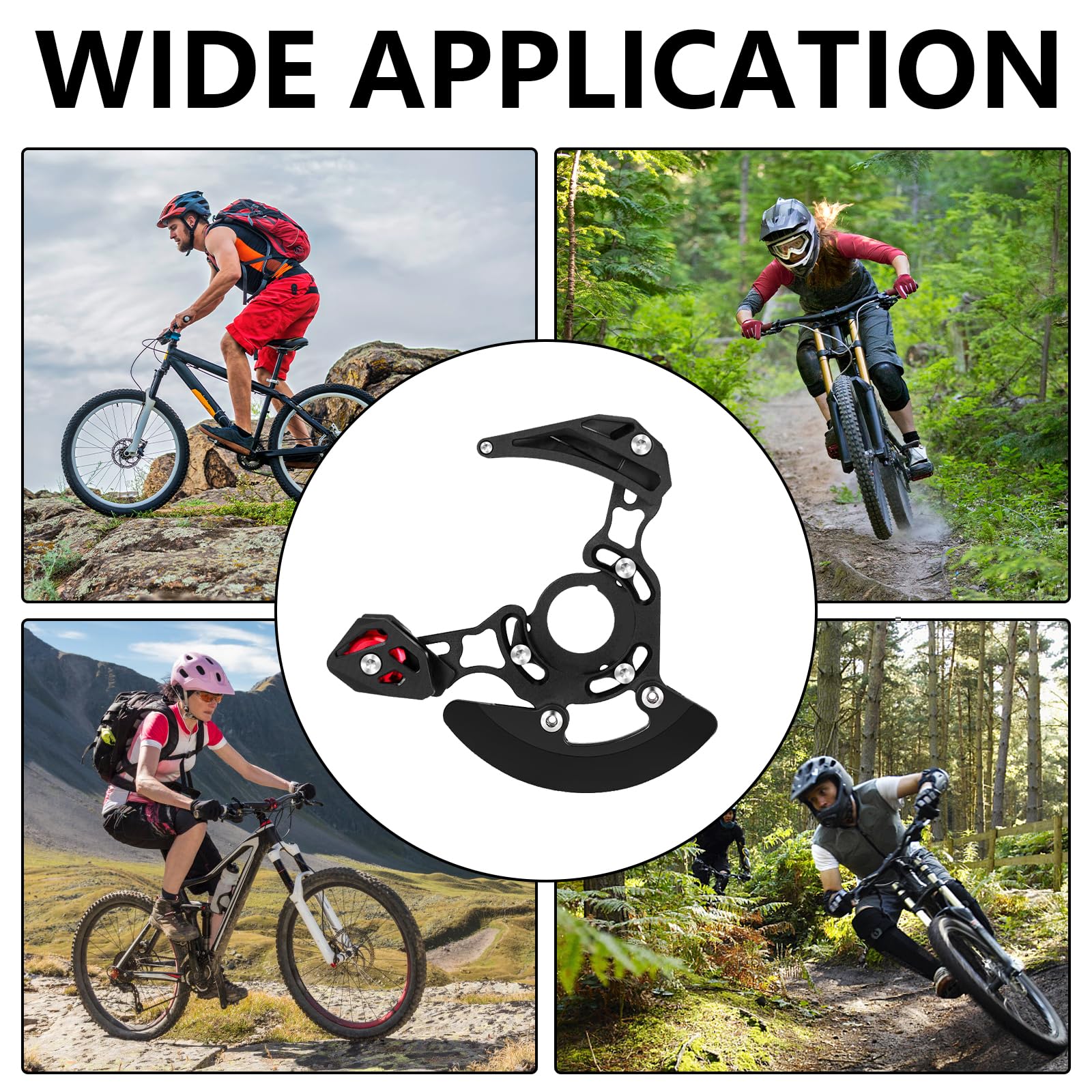 Guida Catena, Guida Catena Bicicletta MTB ISCG05 ISCG03 32-38 Denti Guida Catena Protezione In Lega Di Alluminio Per Biciclette Per La Maggior Parte Delle Biciclette Bici Da Strada Mountain Bike