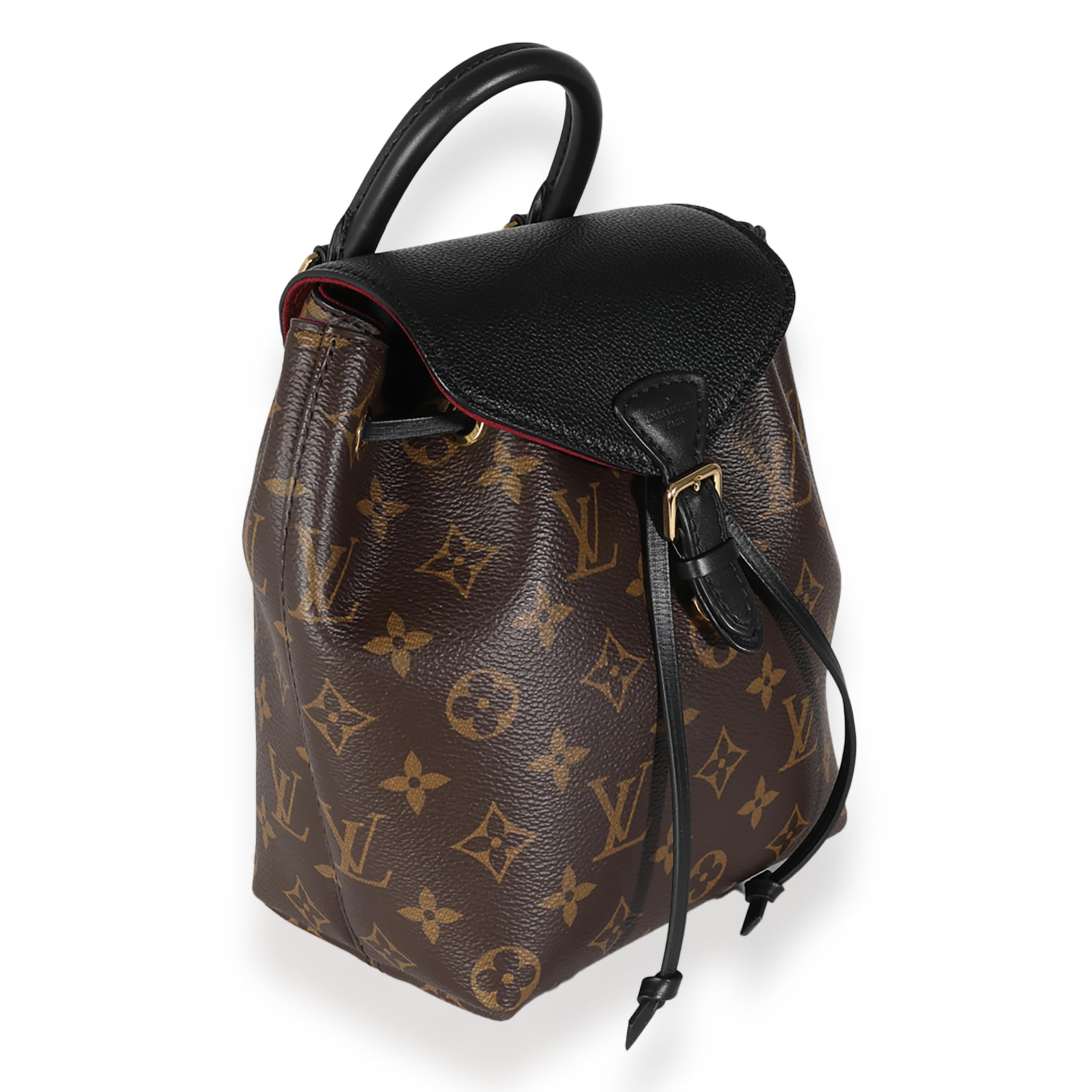 Louis Vuitton, Pre-Loved Black Monogram Canvas Montsouris BB