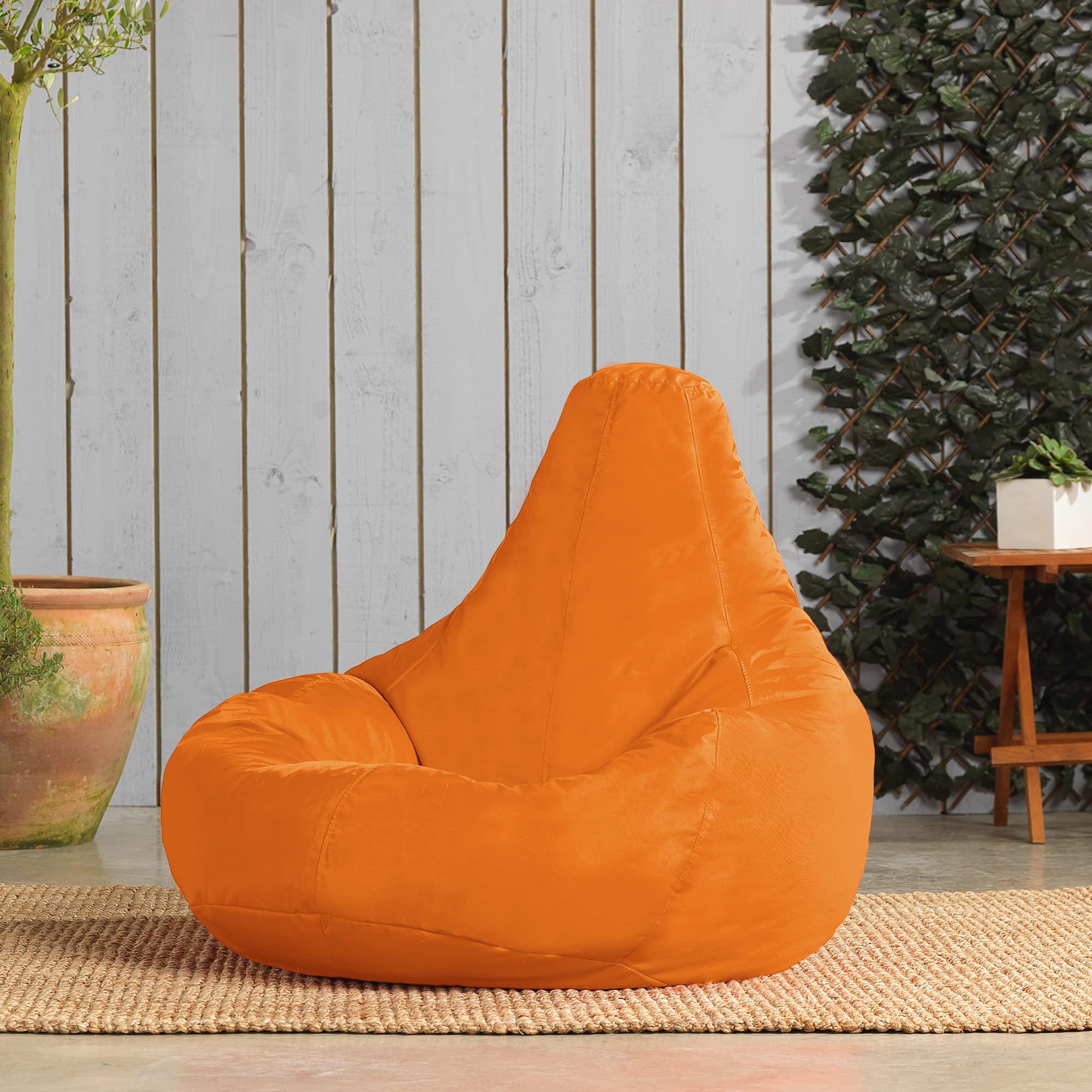 Buy Bean Bag Bazaar Recliner Gaming Bean Bag Chair, Orange, Large