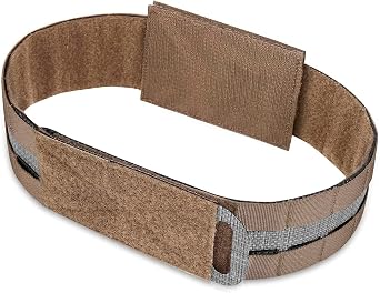 PETAC GEAR Tactical Replacement Cummerbund, Laser Cutting Tegris Cummerbunds,3" Rigid MOLLE Tactical Kit