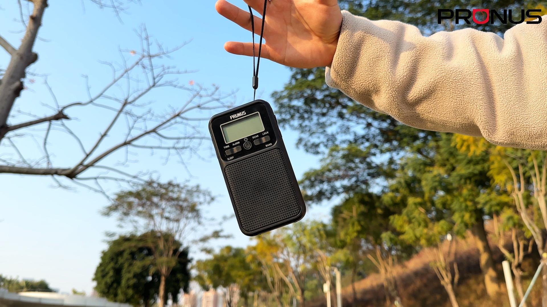 Radio Portatile PRUNUS J-128 FM/AM Con Sveglia - Piccola E Leggera, A Pile - Foto 5