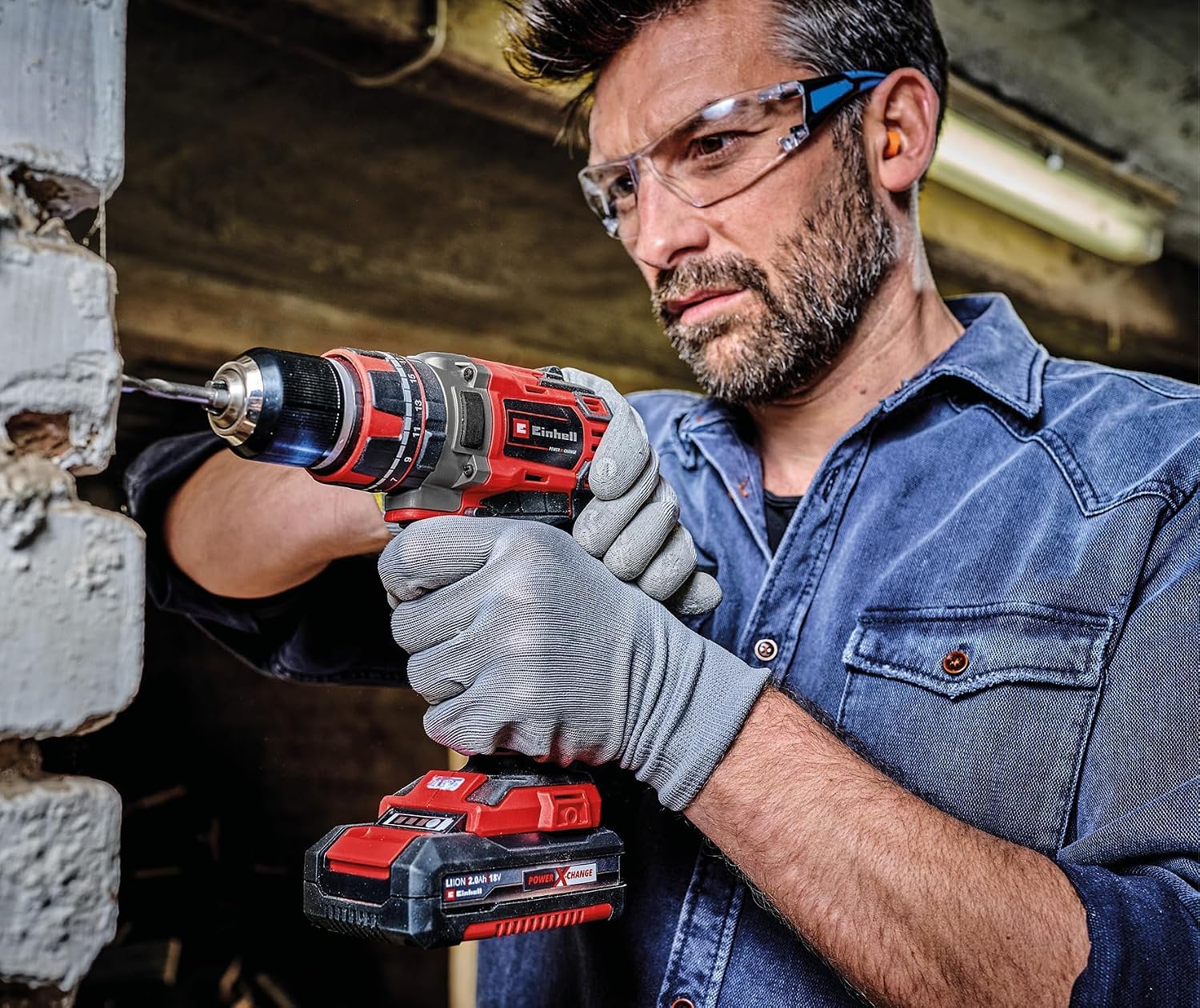 Einhell Professional Akku-Schlagbohrschrauber TP-CD 18/60 Li-i BL Set