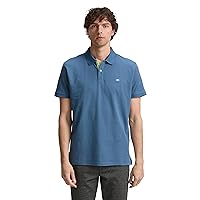 Tom Tailor Polo Basic piqué da Uomo 1031006, 36985 - Mystical Blue