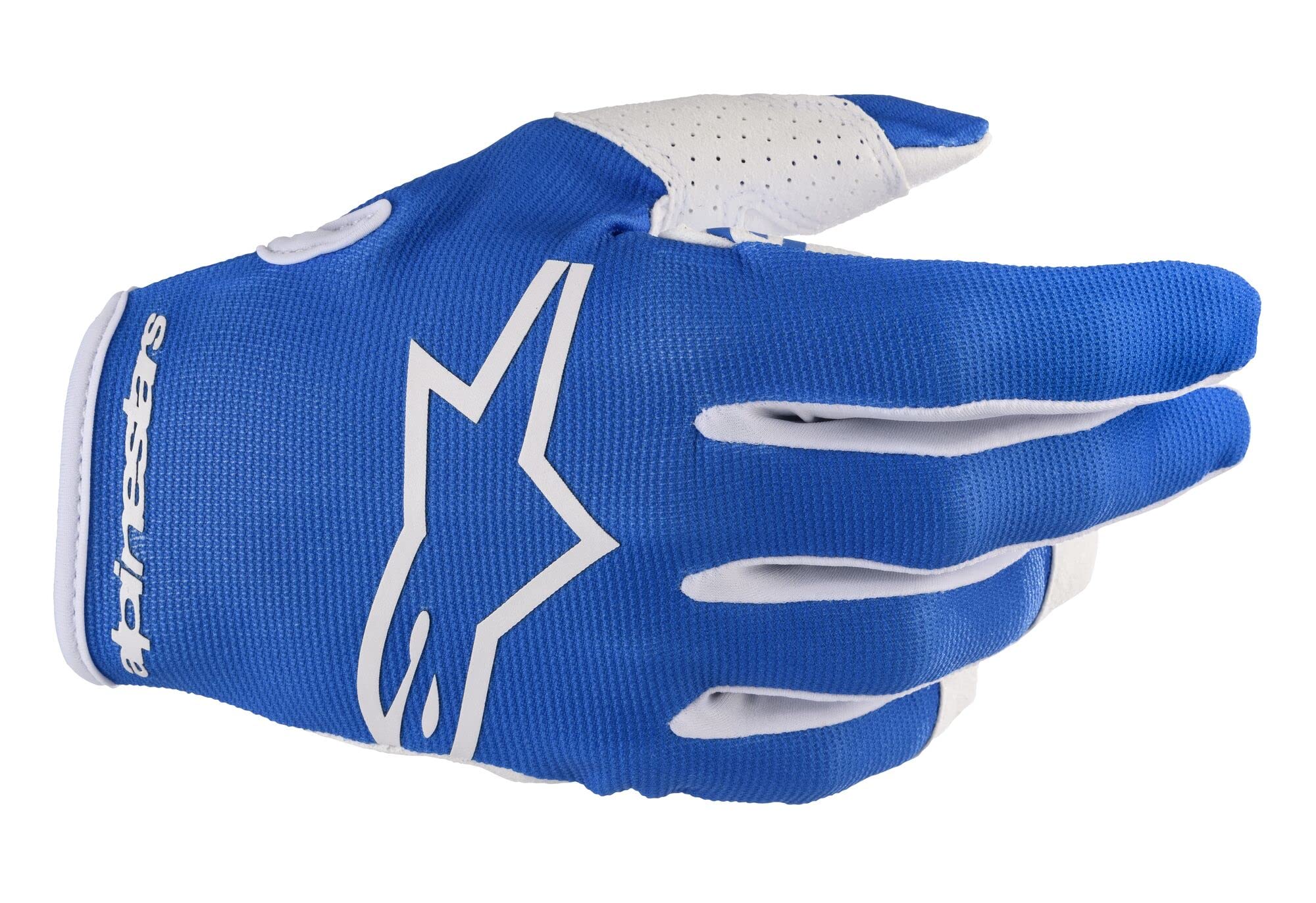 Alpinestars 3541823-7262-L Youth Kids Radar Gloves Ucla Blue White Lg
