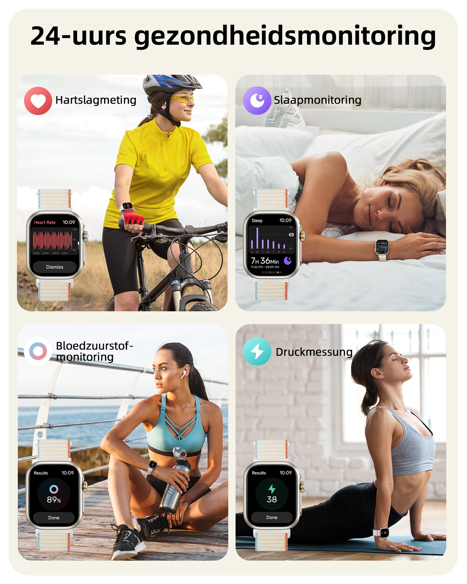 Parsonver Smartwatch mit Eingebautes GPS, 30M Schwimmend Wasserdicht | 1,85" Fitnessuhr mit Telefonfunktion, Fitness Watch mit 100+ Sportmodi, Herzfrequenz, Schlafen, für Android/iOS, Sternsilber
