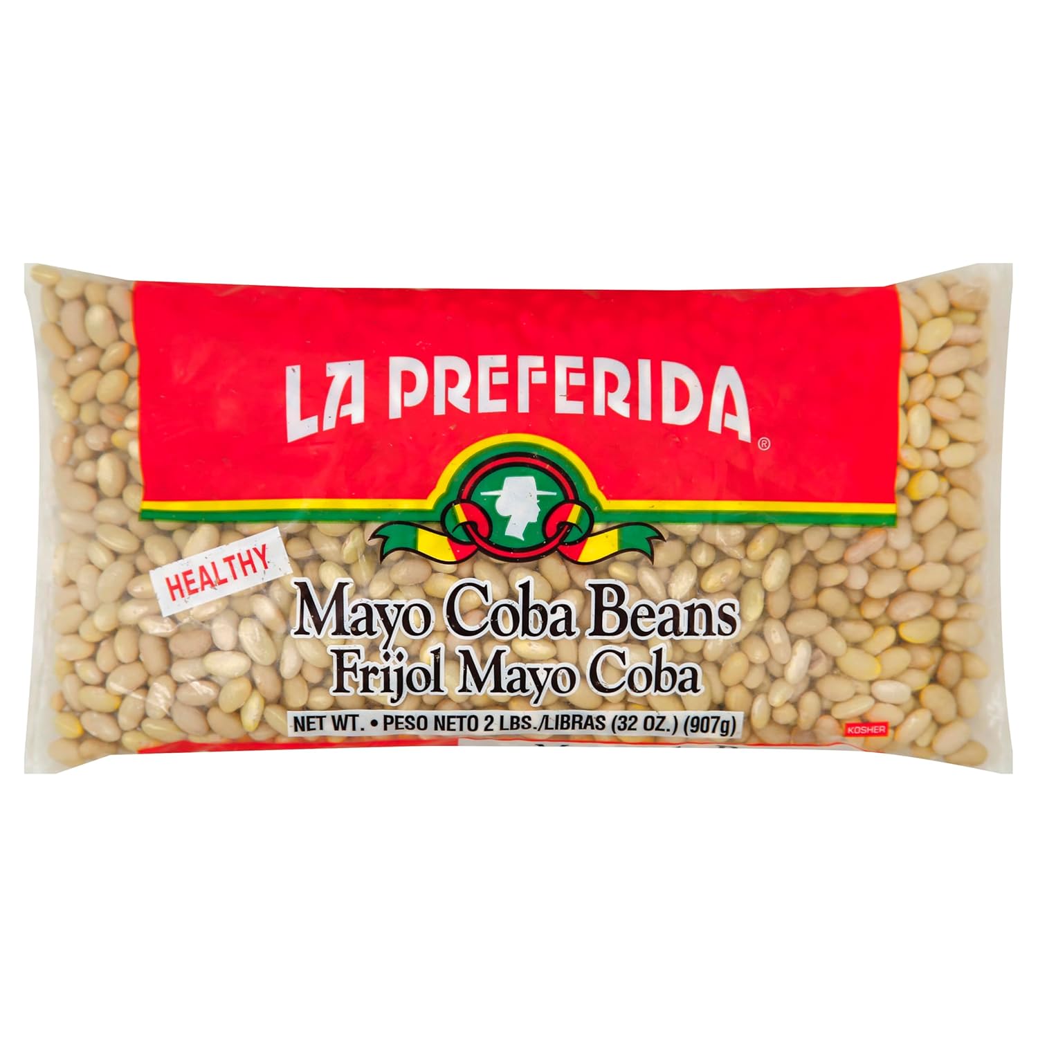 La Preferida Mayo Coba Beans -12 Bags (32 oz ea)