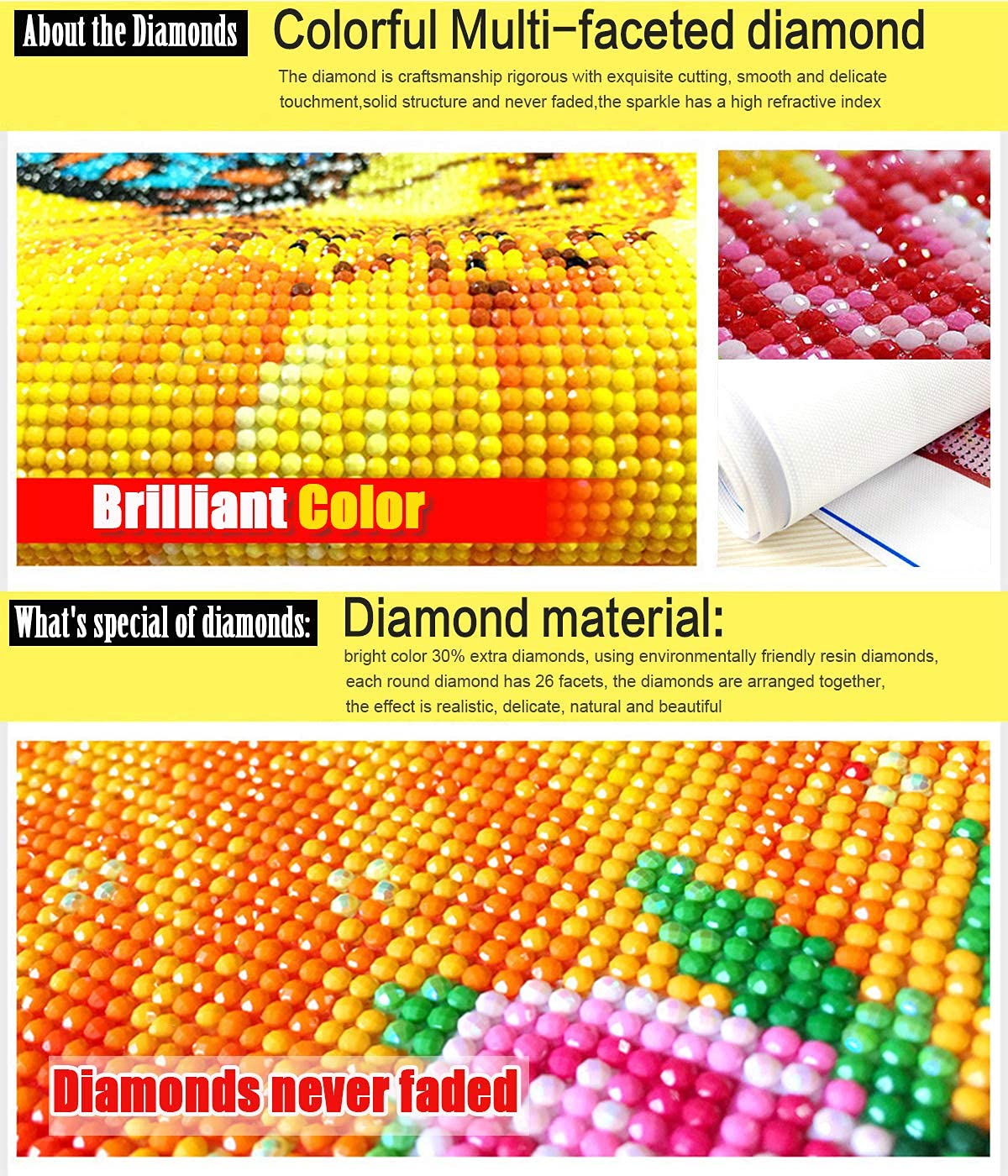 Set di k di ptura a diamanti a forma di mucca, per adulti e