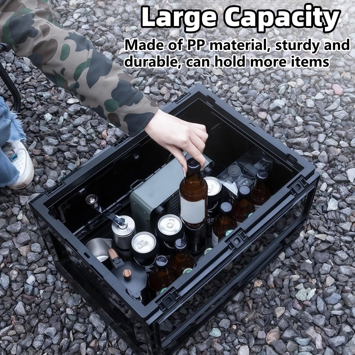 Amazon.com: HAQNIWA Foldable Storage Bins, Expandable Tool