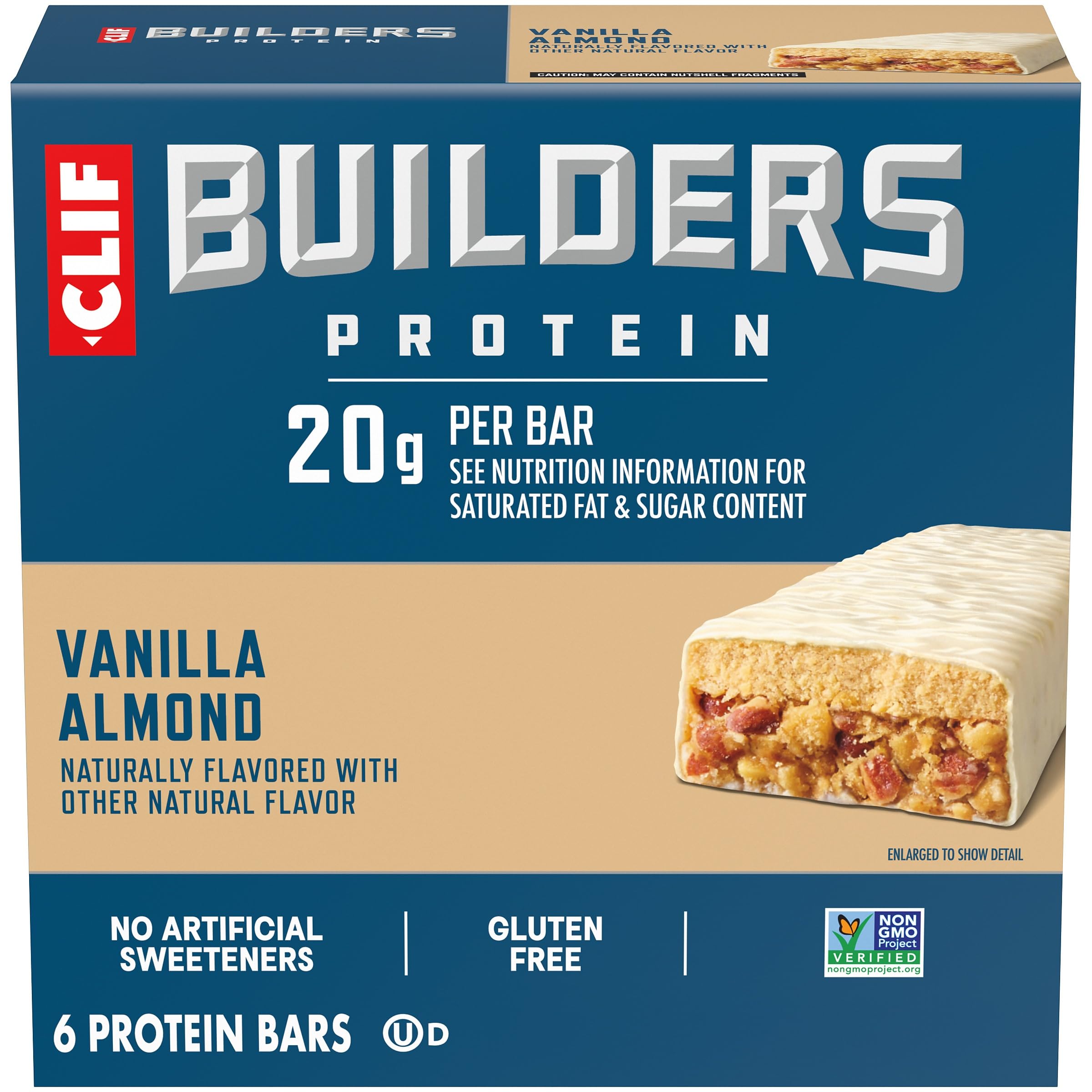 Mondelez International CLIF BUILDERS Protein Bars - nutrition bars and drinks | Mubboo